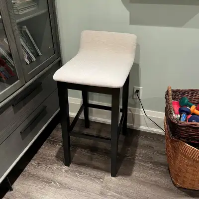 Never used Elegant Upholstered Counter Stool, View more