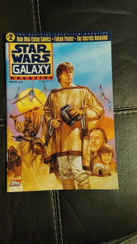 1995 Star Wars Galaxy issue 2 with Millennium Falcon poster