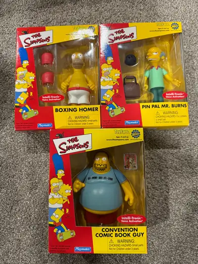 New sealed simpsons figures, View more