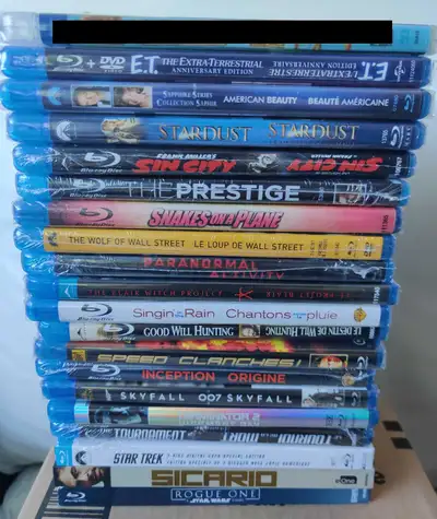 Brand new sealed Blu-ray movies, View more