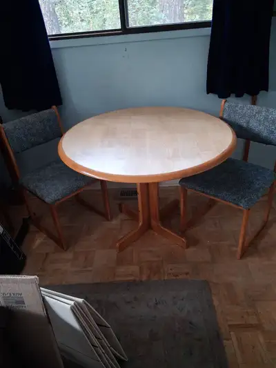 Kitchen table and two chairs, View more