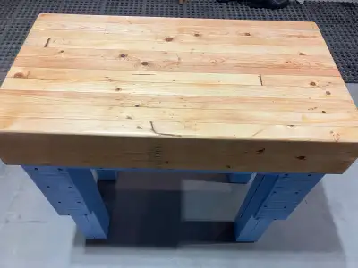butcher block  table, View more
