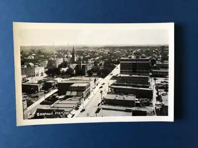 This nice postcard shows the view of Princess Ave, Prince Edward Hotel, City Hall and the YMCA. Take...