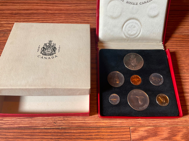 1967 Canada Centennial Silver Coin Set MIB Beautiful Toning in Arts & Collectibles in Vernon