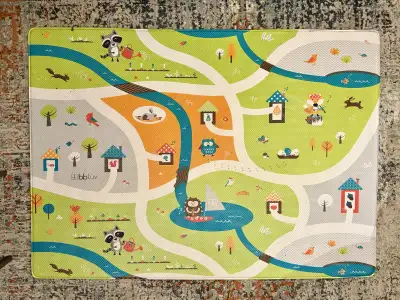 Bbluv Mülti Reversible Baby Playmat - Forest Roads, View more
