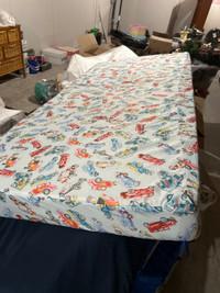 Kids twin mattress and cover