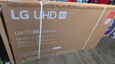 LG 65" AI4K UHD HDR LED Smart TV (65UA7700PUB) - 2025 - SALE!, View more