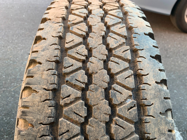 1 X single 265/70/17 goodyear tire mounted on steel rim 5x135mm in Tires & Rims in Delta/Surrey/Langley - Image 3