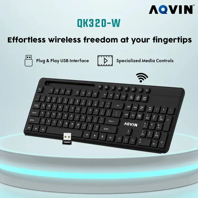 AQVIN Wireless Keyboard - NEW in Mice, Keyboards & Webcams in Ottawa - Image 5