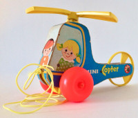 Vintage 1970 Collection. Jouet FISHER PRICE Mini Copter