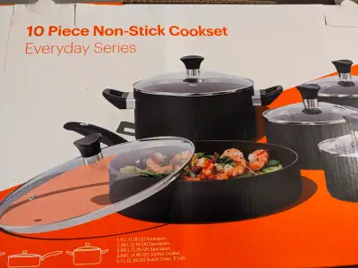 10 piece Paderno Non-Stick Cookset, View more