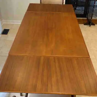 Teak Dining Table w/chairs, View more