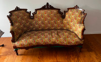 Vintage Parlour Furniture Set (sofa and chair)