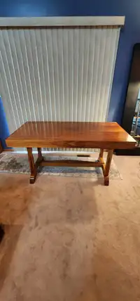 Beautiful Library Table with Pull Out Extensions on Both Sides