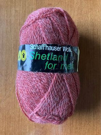 New 50g Ball of Schaffhauser Wolle, Shetland for Men, Pure Wool