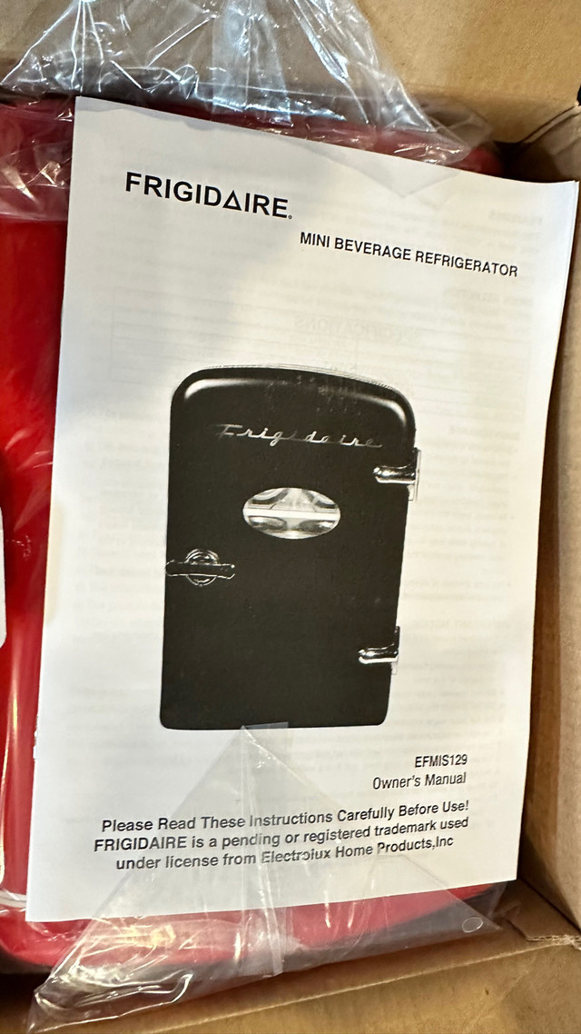 NEW! Frigidaire-RED Mini Portable Compact Personal Fridge  in Refrigerators in Ottawa - Image 3