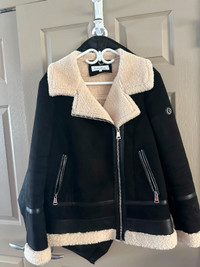 Calvin Klein Aviator jacket womens Size L Excellent Condition!!