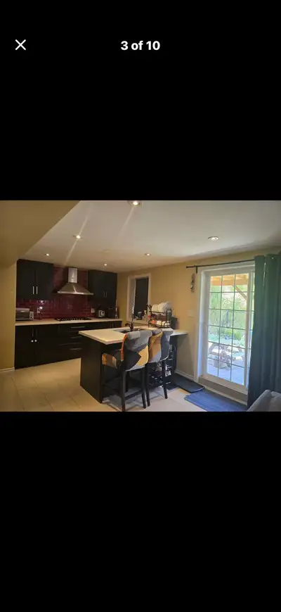 2 bed 1 bath basement apartment for rent from August 15. One parking available Private backyard of y...