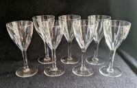 Vintage Val St. Lambert Belgian Crystal Glasses GEVAERT TCPL