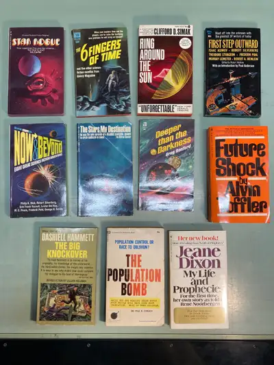 Vintage Science Fiction Books, View more