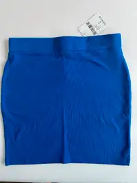 Blue mini skirt