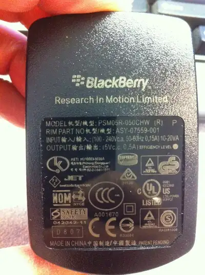 Original BlackBerry cell phone wall charger like new 4 sell, View more