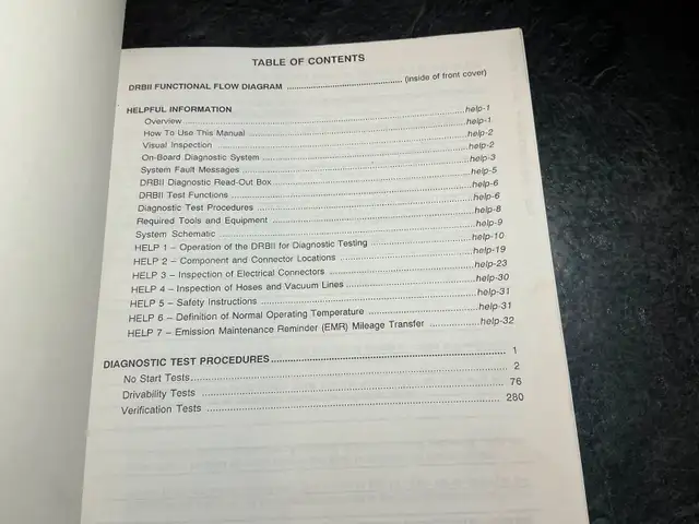 1991 Dodge 3.9L/5.2L/5.9L Truck Fuel Injection (TBI) Shop Manual63006661357825122