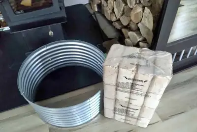NEW Fire pit , 20" fire Ring and eco-bricks , Shediac, NB