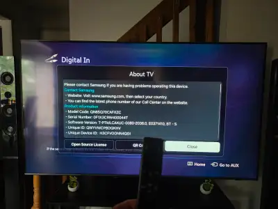 Samsung QLED 4k HDR 65" SmartTV, View more