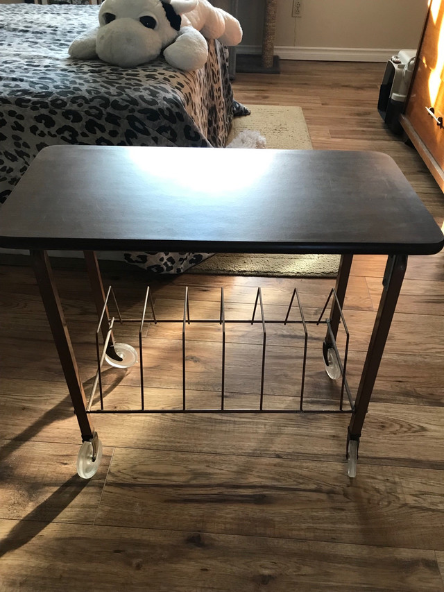 Mini Table w/ Vinyl Records Storage in Coffee Tables in Chatham-Kent