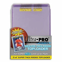 ULTRA PRO THICK TOP LOADERS ... ROOKIE 75 POINT ... bundle of 25