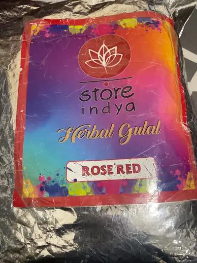 Store Indya Herbal Gulal in Rose Red 5lb, View more