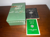 Vintage First Aid Kit $40