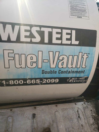 450 gallon/2045liter westeel fuel vault