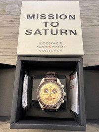 Omega Swatch MoonSwatch Watch - Saturn Edition 