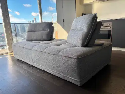 Modern Sofa Couch - Dark Grey - Structube Chameleon (Like New), View more