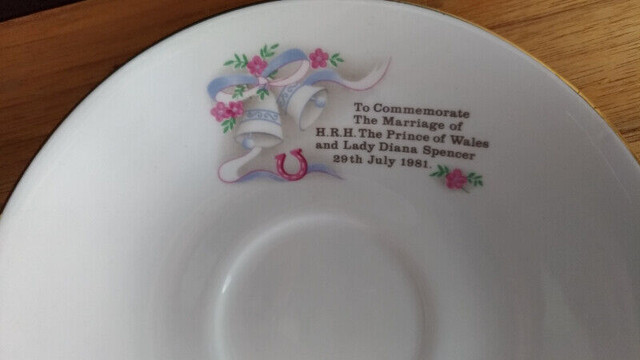 Lady Diana & Prince Charles Commemorative Wedding Teacup/Saucer in Arts & Collectibles in Kitchener / Waterloo - Image 2