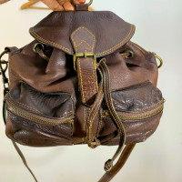 Stone bridge 90 s made in Canada leather backpack