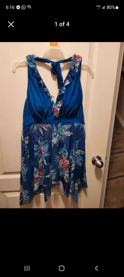 New, plus size 2 piece swim dress, View more