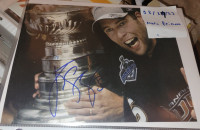 J.S. Giguere Hockey 8x10 signed pictures / Photos 8x10 signées