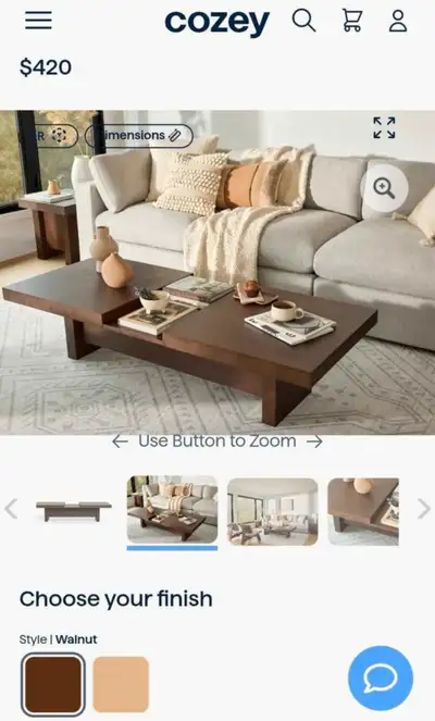 Brand New Coffee Table in Box, View more