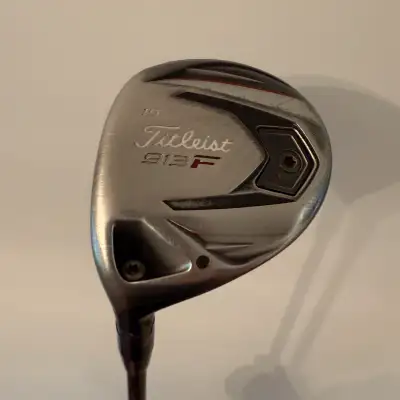 Club: Titleist 913 F 3 Wood (15 Degree) left handed Shaft: Aldila Phenom 80 Stiff Flex Grip: Golf Pr...