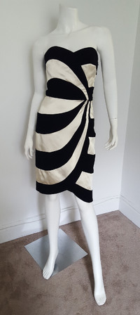 Vintage Victor Costa Strapless Cocktail Dress - SZ 4-6