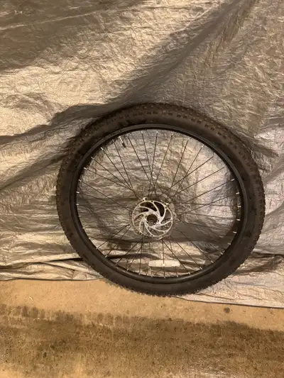 Nearly New 20 Disk Brake Mountain Bike Wheel , View more