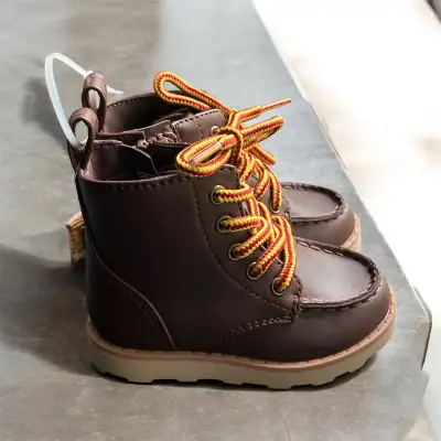 NEW Cat & Jack Toddler Boys' Greyson Casual Boots Brown Size 5T, View more
