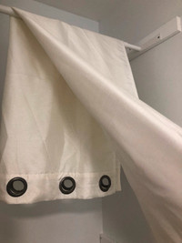 White/cream curtains 4 Panels