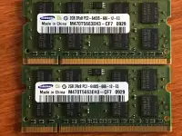 Samsung 2GB x2 PC2-6400 DDR2 (total 4GB)