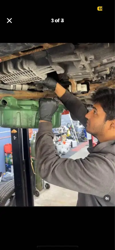 Full synthetic oil change with filter for 69.99$ Front ceramic breaks premium 140$ Front coated roto...