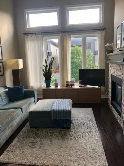 Two rooms and private bath in house shared with one woman. Partially furnished rooms. Second room ca...