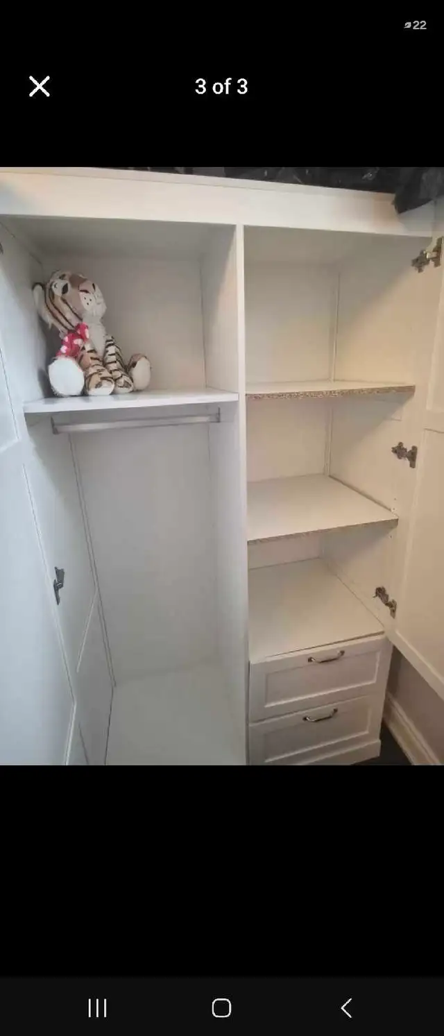 White wardrobe